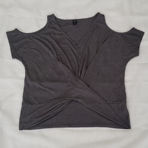 Cold Shoulder Twist Top